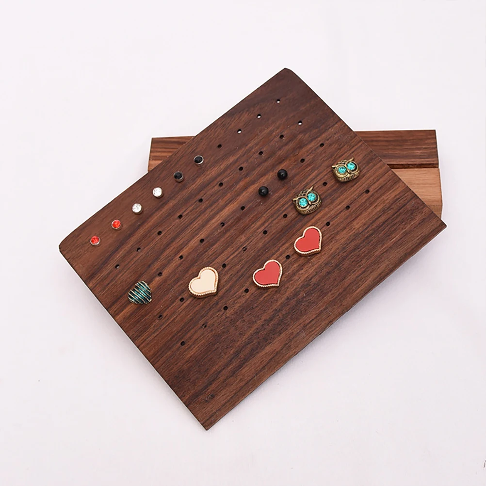 

1Pcs Ear Studs Display Board 56 Slots Jewelry Display Stand Compact Organizer for Retail Showroom Jewelry Storage Rack