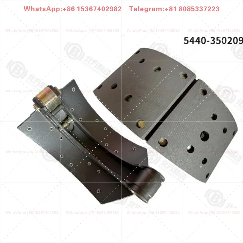 Heavy & Light Commercial Vehicle Brake Shoe 5440-3502090 5440-3501090 Semi Metal Friction Plate Replacement Accessory
