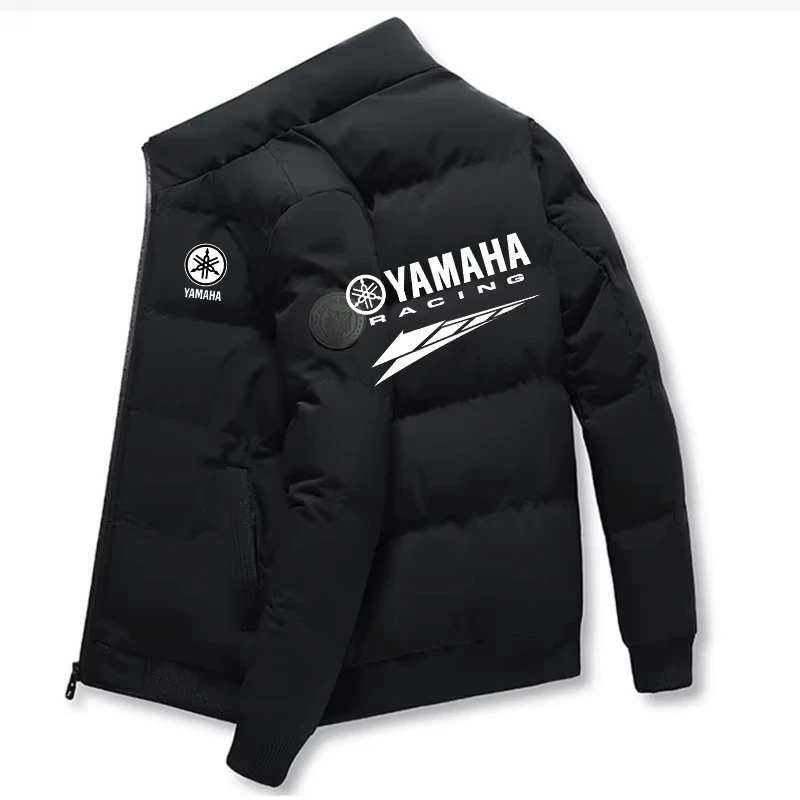 Yamaha racing winter jacket, outdoor sports warm and cold resistant casual jacket, fashionable and versatile cotton jacket