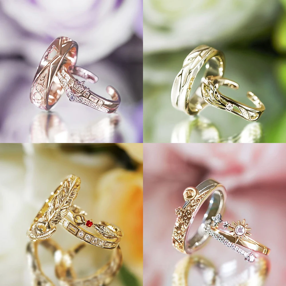 دموع ثيميس 5th الذكرى خاتم الزواج تأثيري لوك بيرس أرتيم الجناح ريتشارد ألبرت ماريوس ازياء خواتم أنيمي الهدايا #1