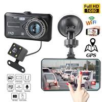 Car DVR Full HD 1080P Dash Cam Rear View Vehicle Camera WiFi GPS Drive Video Recorder Night Vision Auto Dashcam Car Accessories