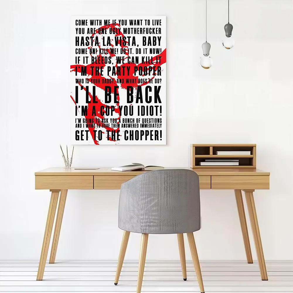 Arnold Schwarzenegger Printed Canvas Wall Art Customizable Paintings Poster Perfect Gift for Decorative Picture Home Decor Mural