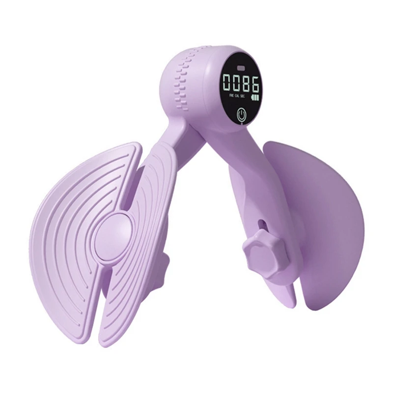 Thigh Master Exerciser With Digital Display, Adjustable Resistance, Rechargeable For Pelvic, Arm, Leg Workouts