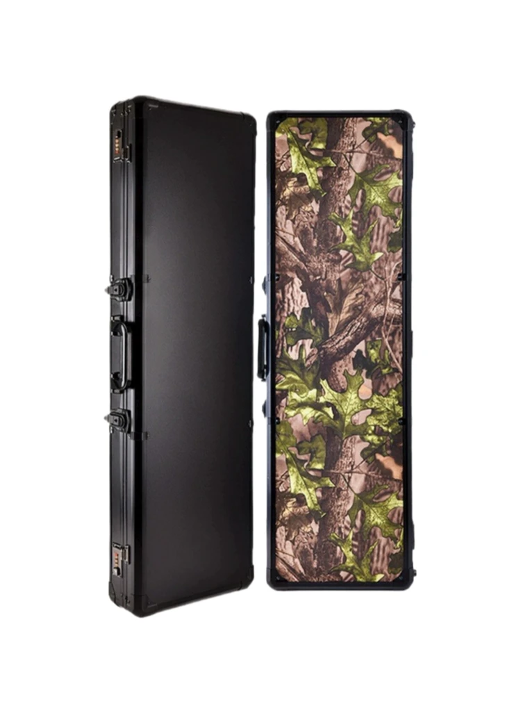 Extra Long Aluminum Alloy Tool Box Suitcase Instrument Case Fish Pole Case Equipment Safety Box Storage Box with Sponge