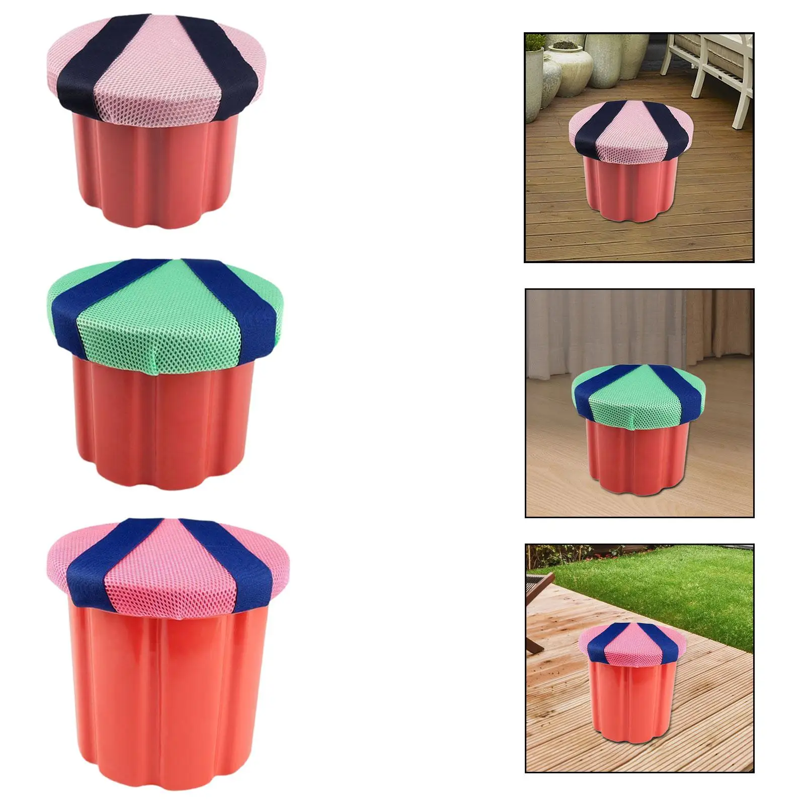Gardening Stool with Straps Camping Stool for Backyard Child Adults Picnics
