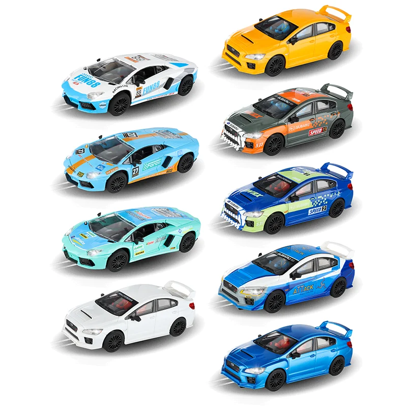 Carro de Slot em Escala 1:32 AGM Aventador WRX STI para Pistas de Corrida Scalextric Carrera Evolution e a Maioria das Pistas 1:32, Carros de Brinquedo Analógicos para Adultos