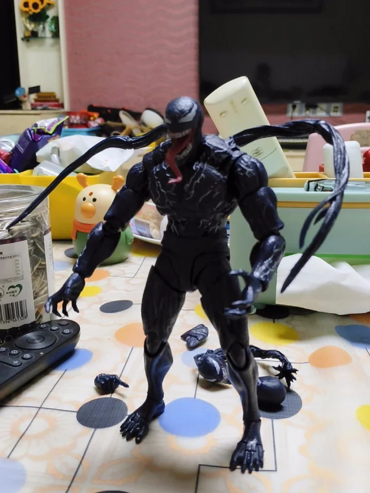 SHFiguarts Venom Action Figure SHF Venom 2 Let There Be Carnage Anime Figure Model Collectible Toy Birthday Gift Doll