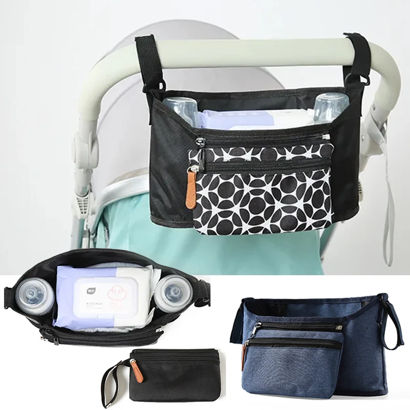 

Mommy Large Capacity Travel Hanging Bag Baby Stroller Storage Bag Phone Bottle Holder Pram Diaper Bags Baby Stroller Accessories