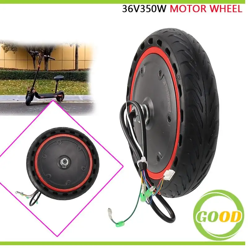 

8.5 Inch Electric Scooter Motor 36V/350W Hub Motor with Honeycomb Solid Tire Compatible with M365 Pro Pro2 1S