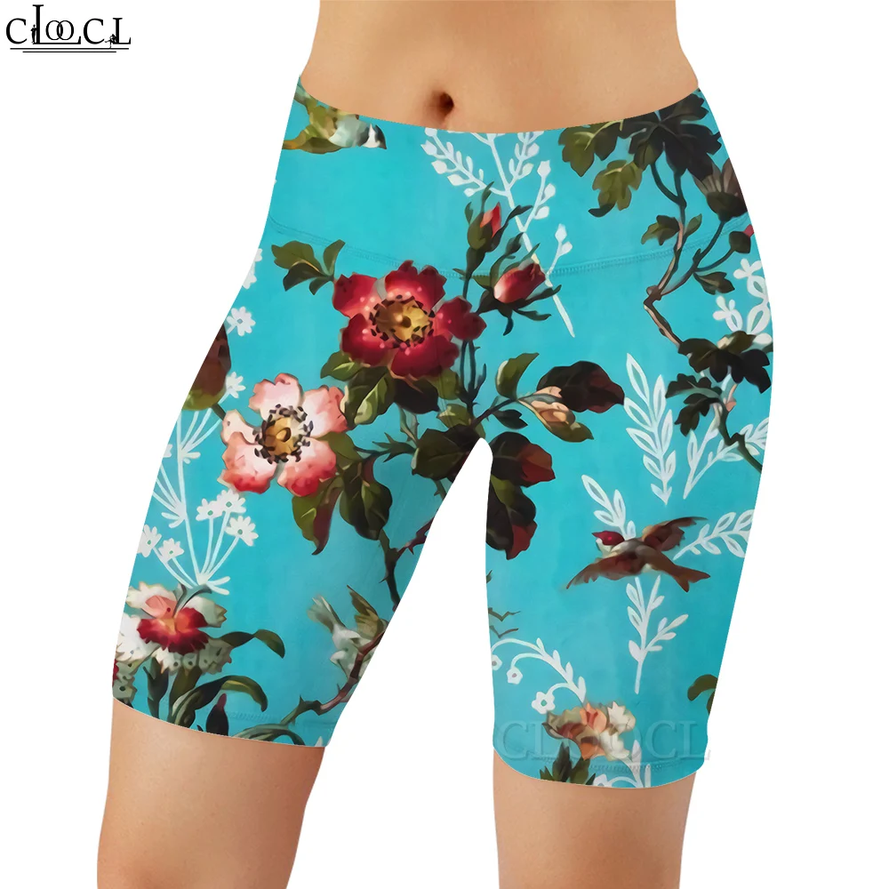 CLOOCL Women Legging Prairie Lamb Pattern 3D Printed Shorts Pants for Female Outdoor High Waist Pants Workout Sports Push-up