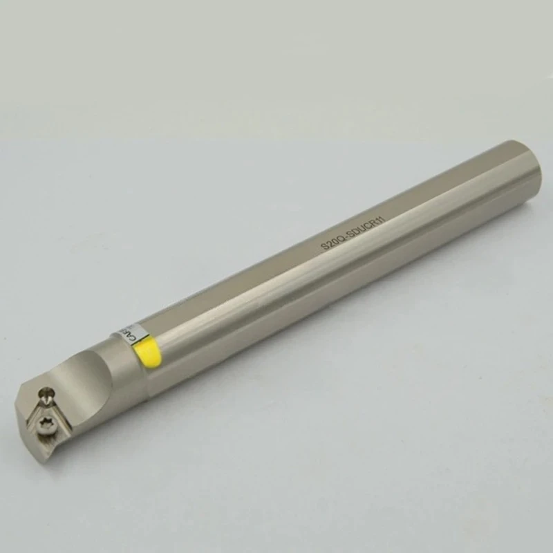 Dual Head Anti-Vibration Boring Bar S20Q-SDUCR11, Spring Steel Internal Turning Tool Holder For DC11 Inserts