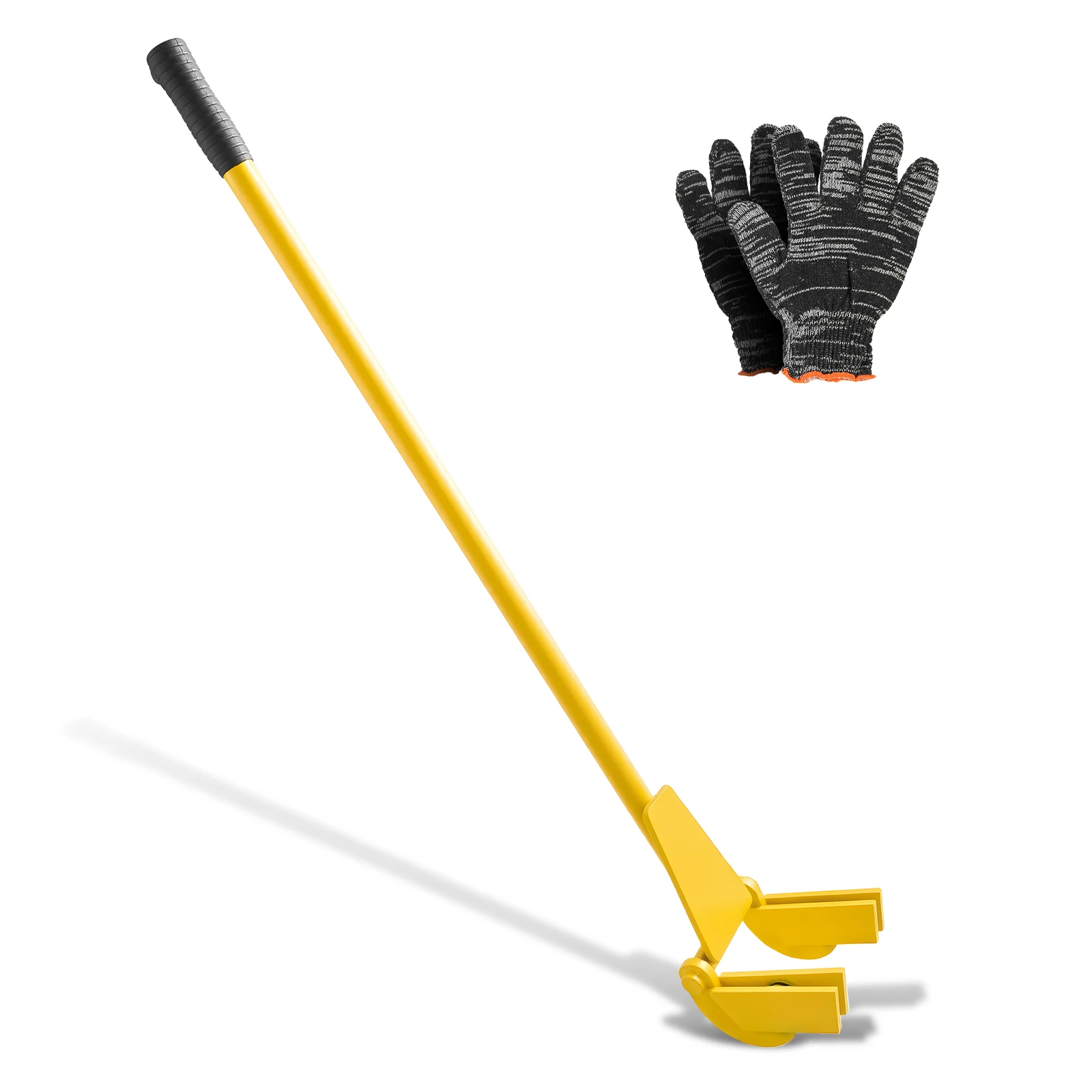 SucceBuy 2000lbs Pallet Buster Tool 41in Steel Handle Wrecking Pry Breaker Bar Deck Board Removal Tool for Flooring Drywall