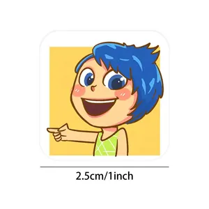 500 Stücke in 2, Rollaufkleber, Kinderspielzeugbuchdekorationsaufkleber, kleine Geschenke 12 Hauptverkäufe Minhine - №4