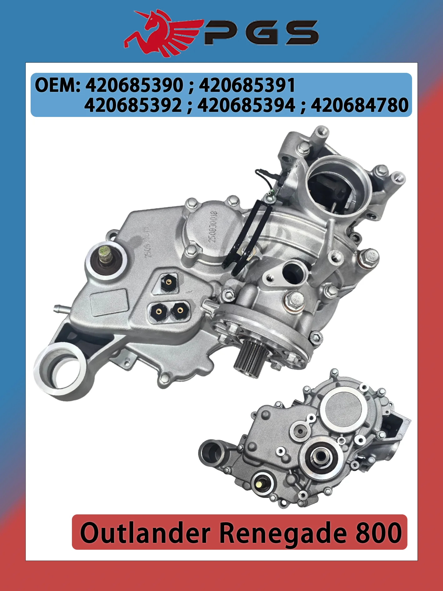 

Gearbox For Outlander Renegade 800 420684780 420685390 420685391 420685392 420685394
