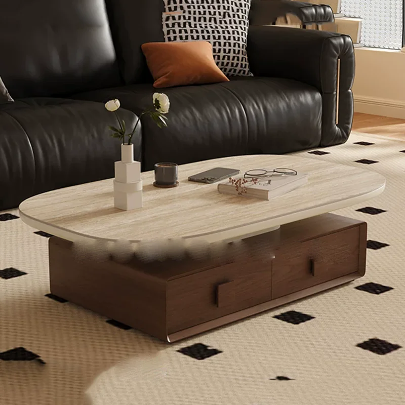 Drawers Writing Side Table Moving Dinner Designer Living Room Storage Modern Coffee Table Luxury Mesa Auxiliar Home Furniture