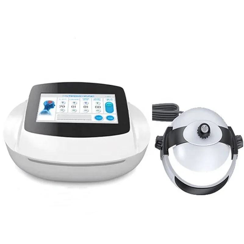 

English System Helmet Drug Addiction Stroke Parkinson's Polio Autism Depression Repetitive Transcranial Magnetic Stimulator rTMS