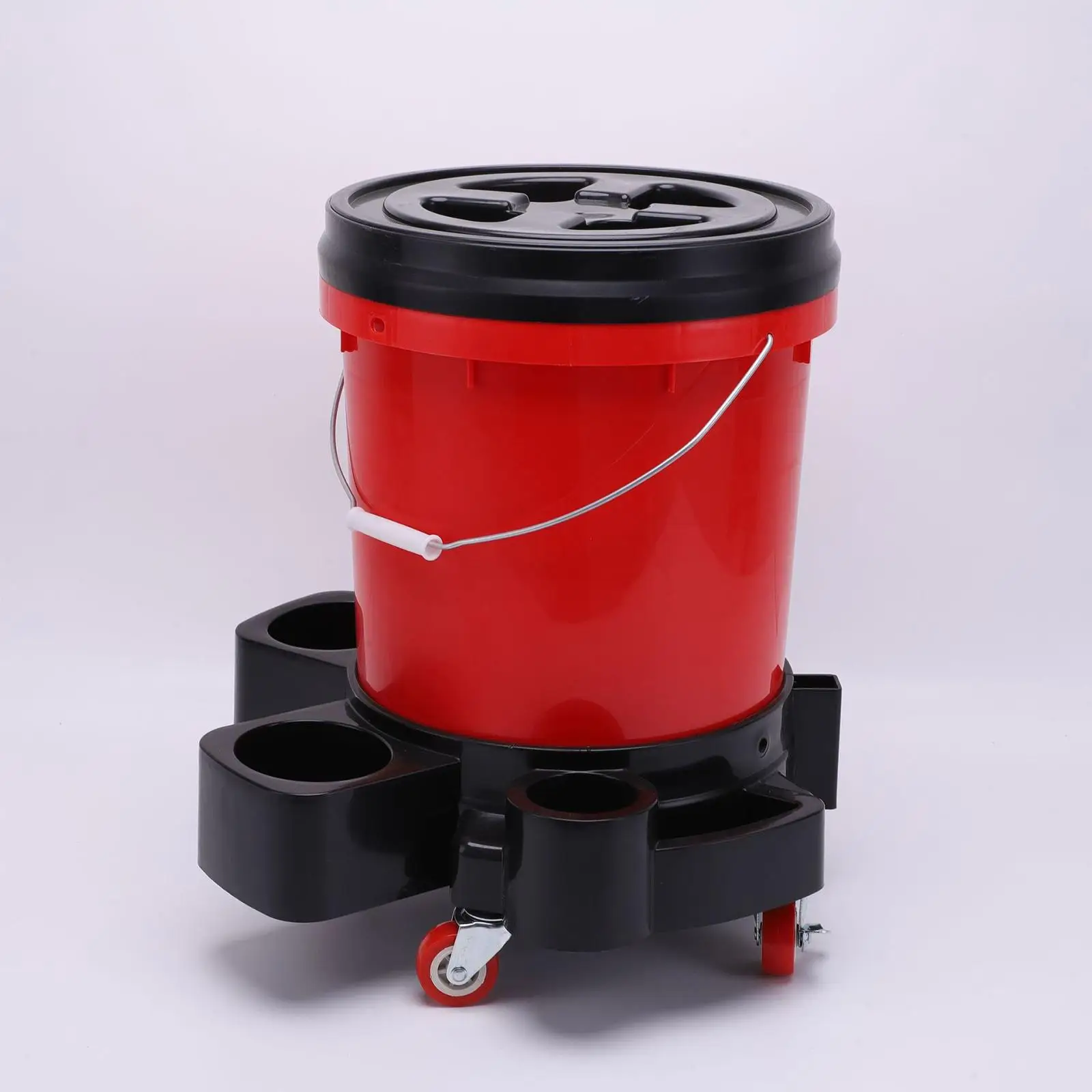 Car Washing Accessories Heat Resistance Rolling Bucket Dolly for Car Washing