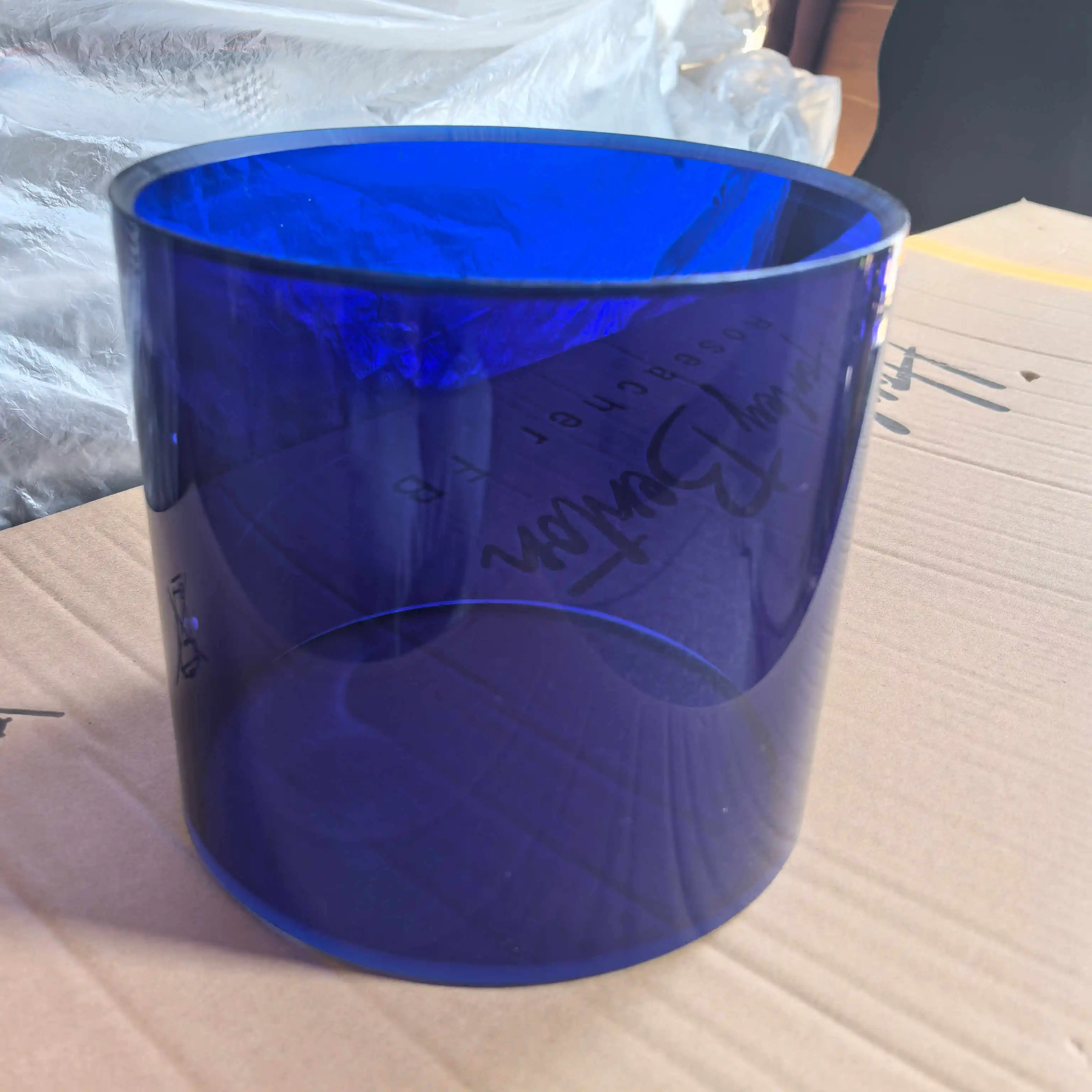 8x8inch 8x7inch 8x6inch 8x4inch Acrylic Drum Body Drum Shell with 45 Degree Bearing Edge 6mm Thickness Blue Black Red Orange