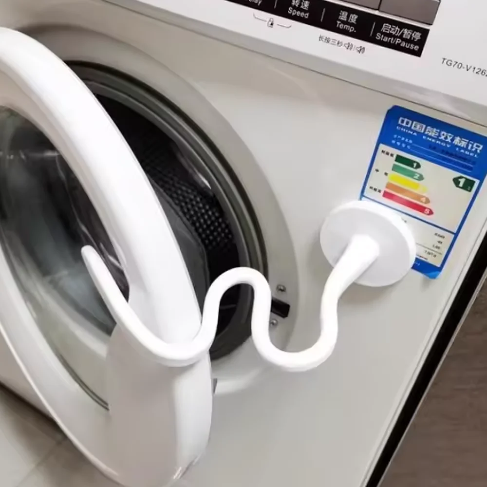 

1-5 PCS Super Strong Magnet Washing Machine Door Holder, Anti-Slam Silicone Bracket for Front Load Washers Flexible Mount