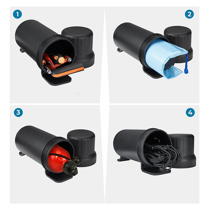 4X دراجة نارية الملحقات أداة مقاومة للماء أنبوب قفازات معطف واق من المطر صندوق تخزين عالمي لهوندا ياماها كاواساكي