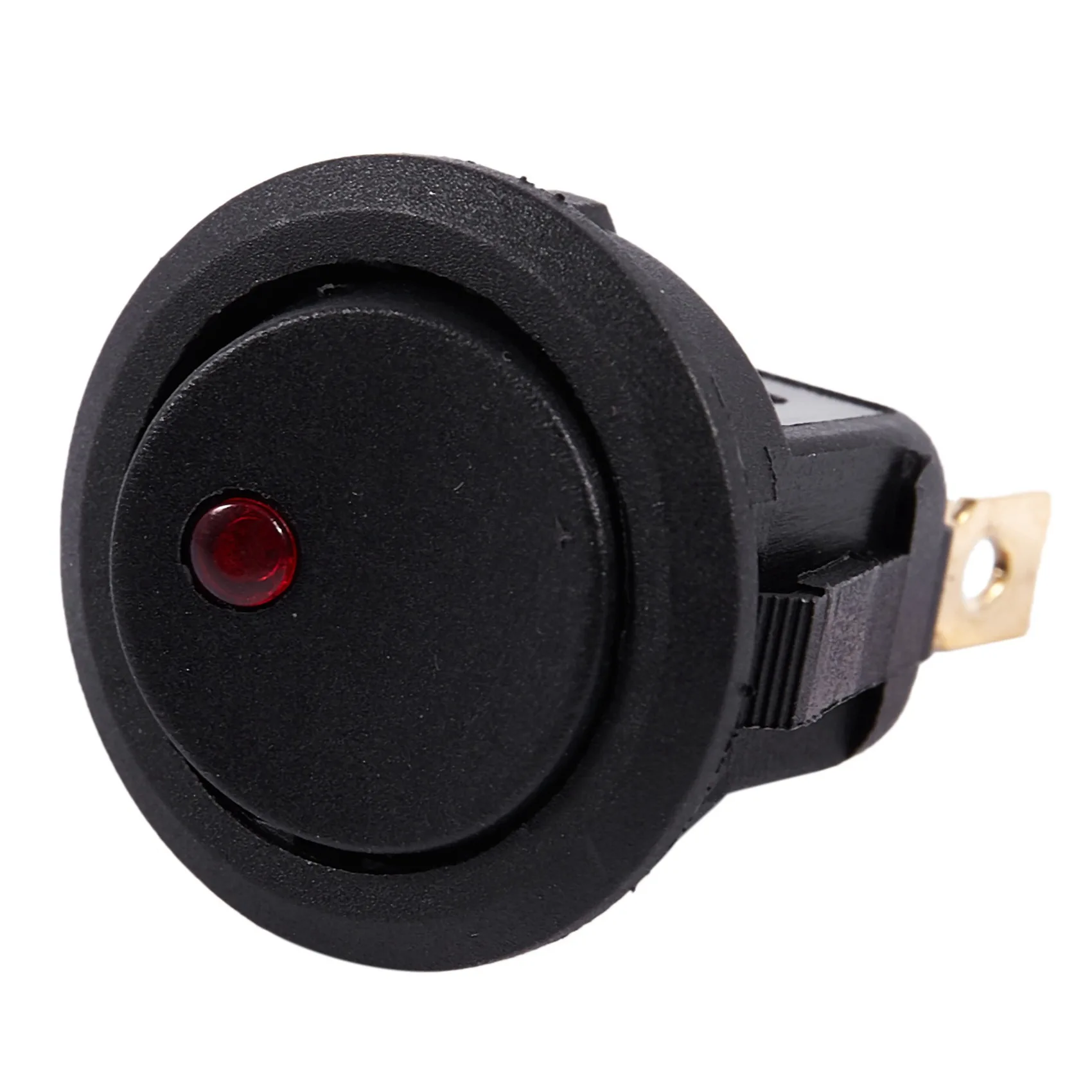 L70A 12V LED อินเวอร์เตอร์โยก Rocker สวิทช์รอบ SPST ON-OFF พร้อม YX-X0001 DC 12V Undervoltage Management โมดูล