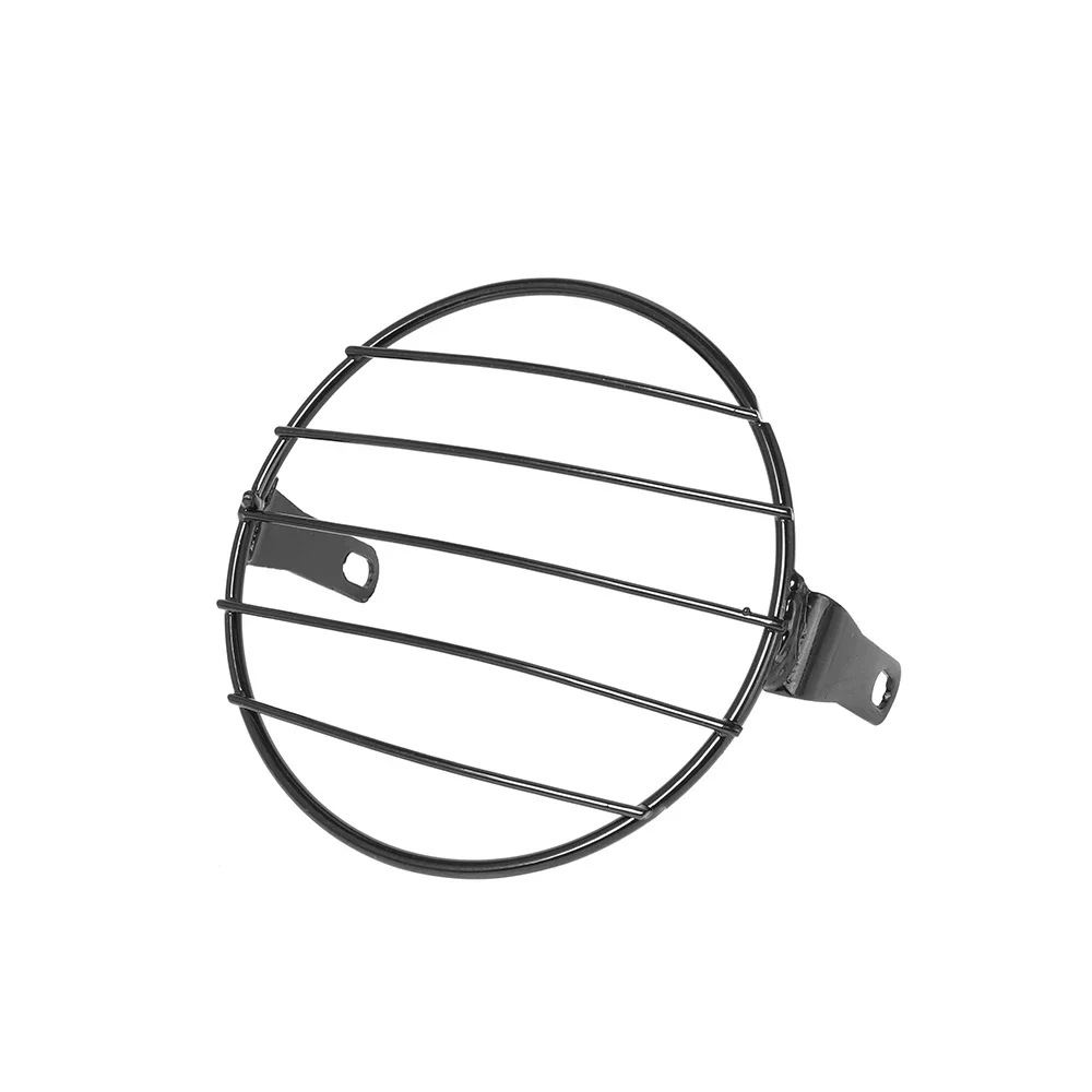 6,3-дюймовая защитная крышка для фар, металлическая ретро-мотоциклетная сетка для фар, решетка абажура, подходит для универсального HarleyYamaha Triumph Honda