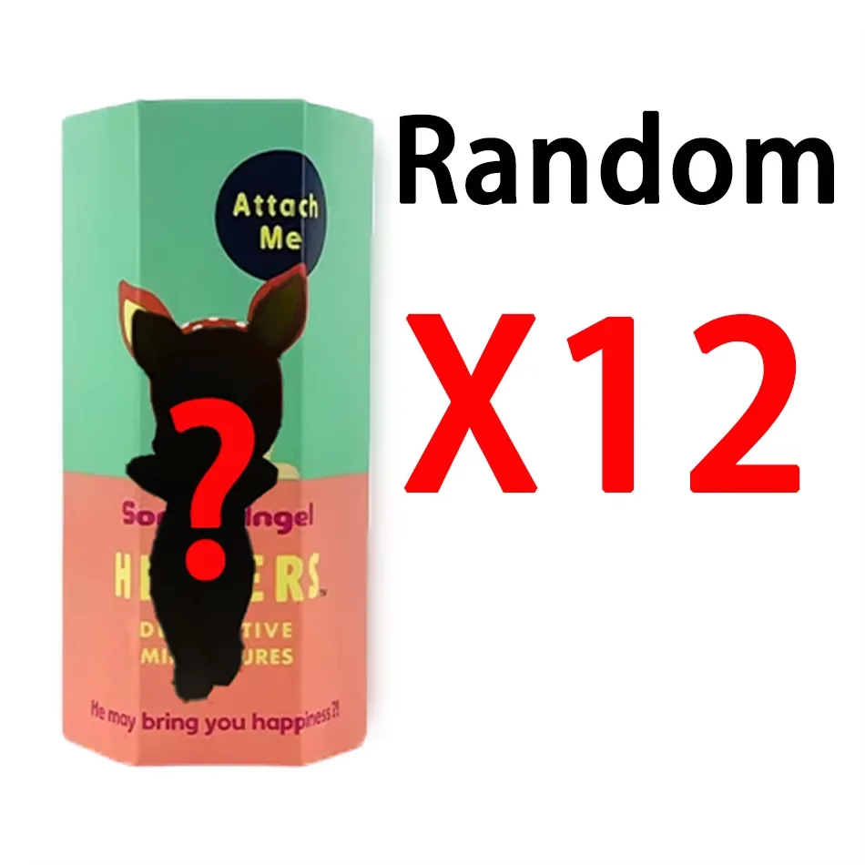 2026 Niedliche Hunde-Serie Mini-Figuren, Kawaii Tierkopf PVC-Figurinen, Blind Box Sammelspielzeug