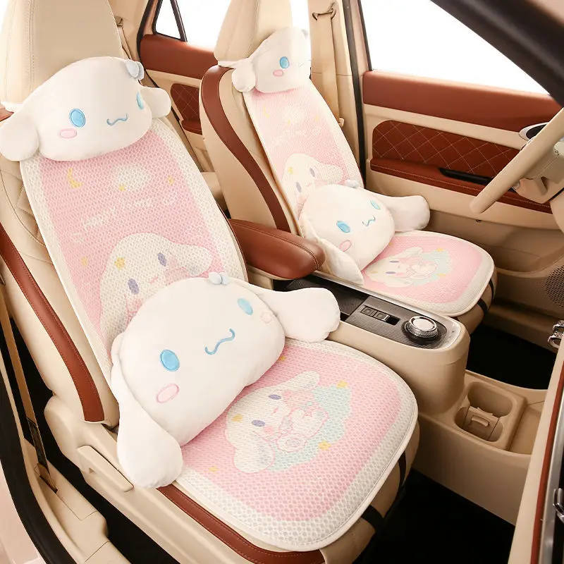 

Fashion Luxury Car Seat Cushion Cartoon Bear Women's Cute Anti-slip Breathable Car Seat Protect Cushion Cover Universal