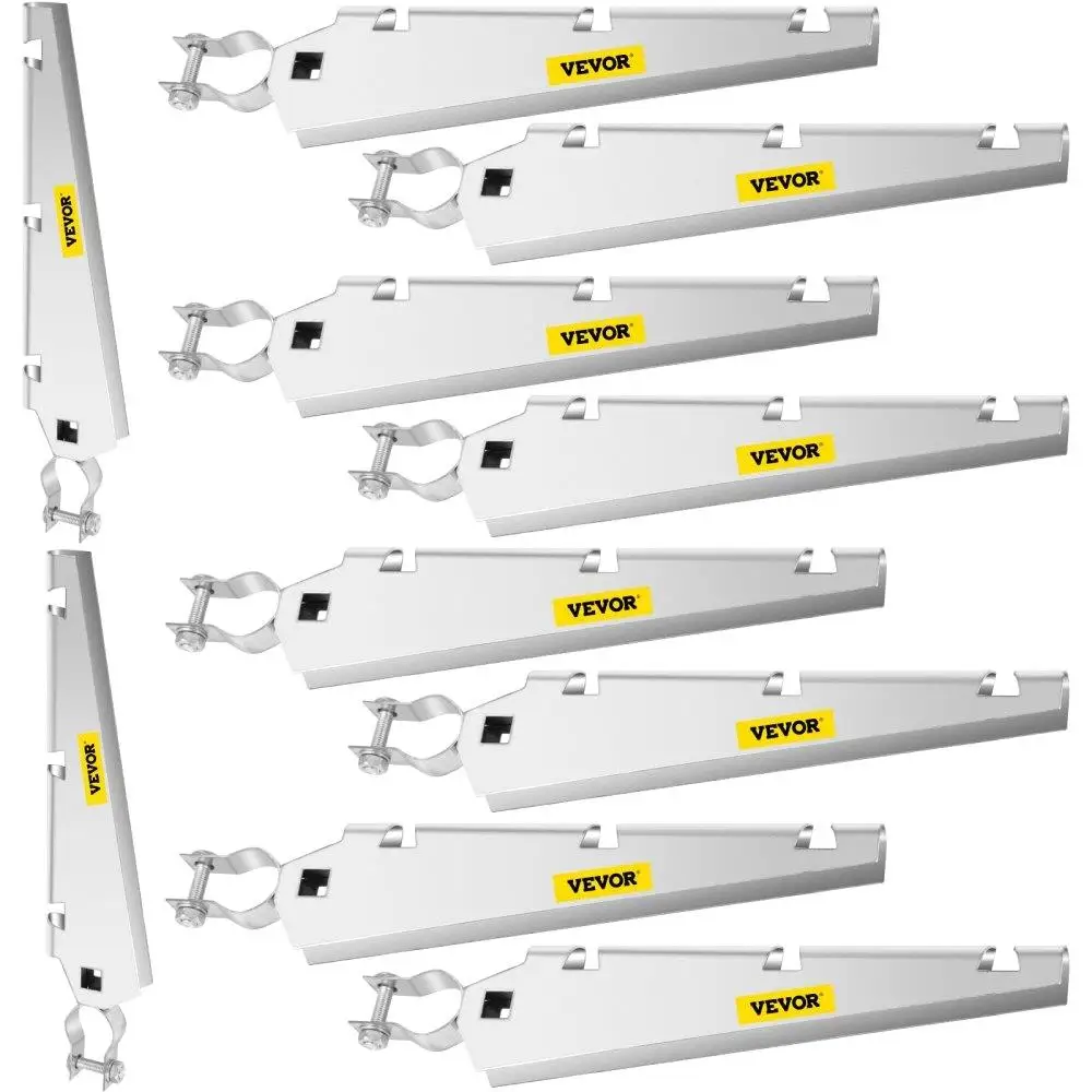 

Barbed Wire Arm Set of for 1 0 Extend Arm Barbed Wire for 1 -3/8" Top for chain -Link Barbwire Arm Hot-Dip Galvanized