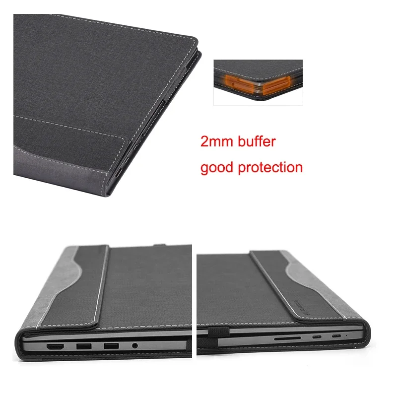 Imagem -04 - Laptop Sleeve Destacável para Xiaomi Redmi Book Protective pu Skin pc Cover Bolsa Stylus Gift Notebook e pc 14 2024 Mibook mi Book