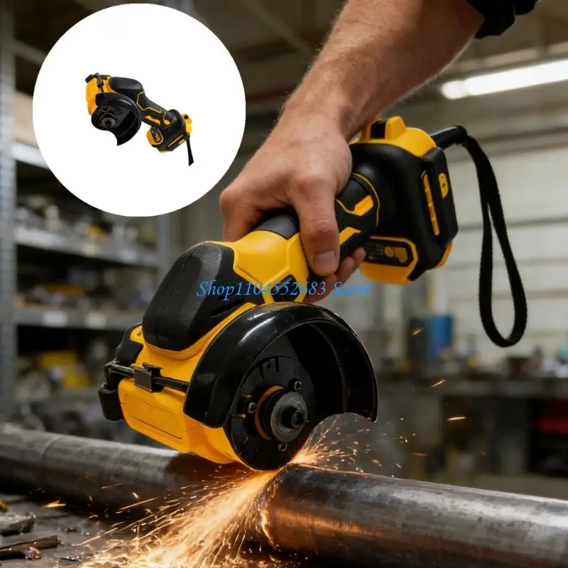 3inch Cordless Angled Grinder Metal Cutting Grinding for 20V 18V Battery 