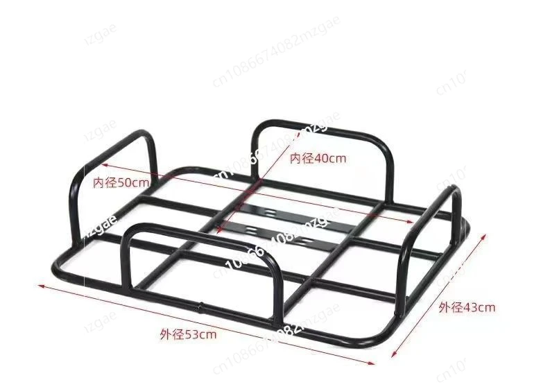 

Electric motorcycle rear shelf foldable thickened universal