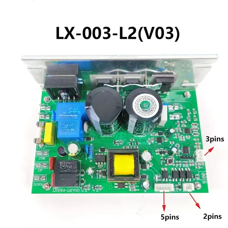 

Treadmill Motor Controller LX-003-L2(V03) Compatible with LF-8001-1 Treadmill Control Board Circuit Board