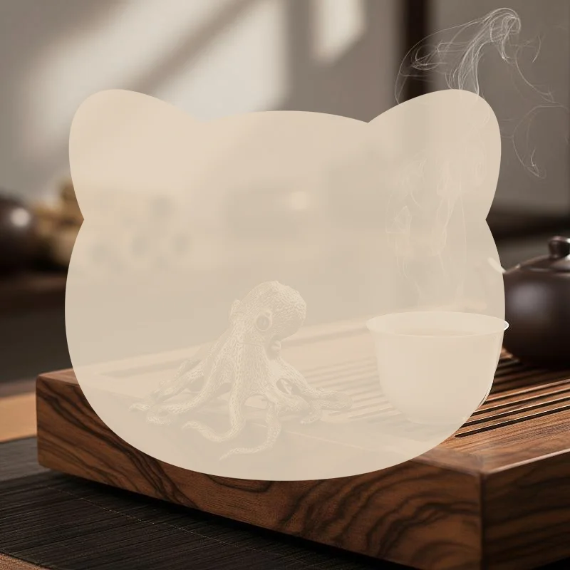 Vintage Alloy Octopus Figurine Durable Textured Finish Art Statue Unique Gift for Home Office Desktop Decor
