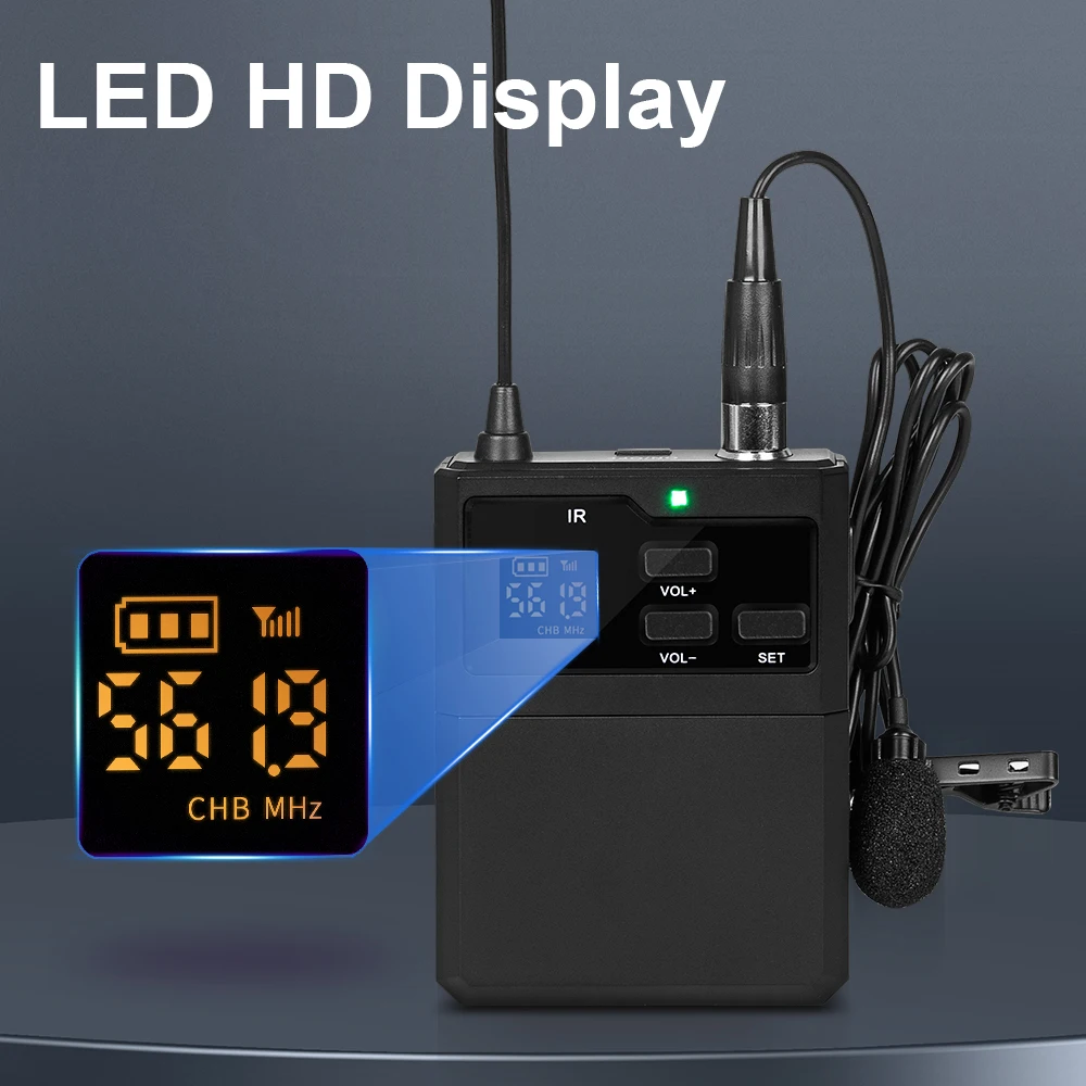 2400 Factory Wholesale Professional Wireless Headphone Microphone Karaoke Cordless Mic