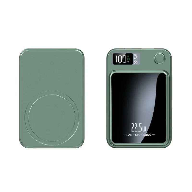 22.5W Super Fast Power Bank Portable Compact Digital Display 10000mAh Magnetic Wireless Magsafe Mobile Power Supply