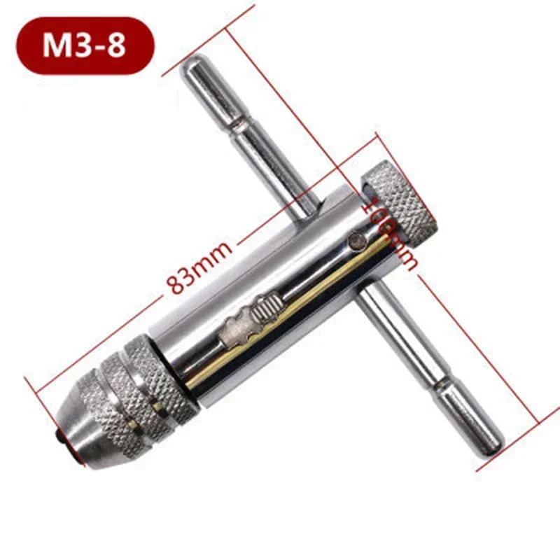 5PCS เมตริกชุดก๊อกเจาะ Bits มือชุดเครื่องมือ M3-M8 เครื่องเกลียวสกรูก๊อกเกลียวและตายชุดโลหะไม้