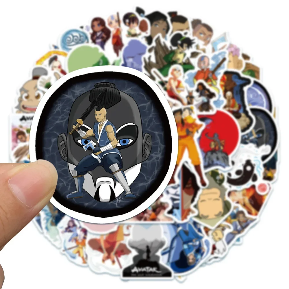 10/30/50PCS Cartoon Cartoon Avatar Last Airbender Graffiti Luggage Laptop Waterproof Sticker Decoration Wholesale