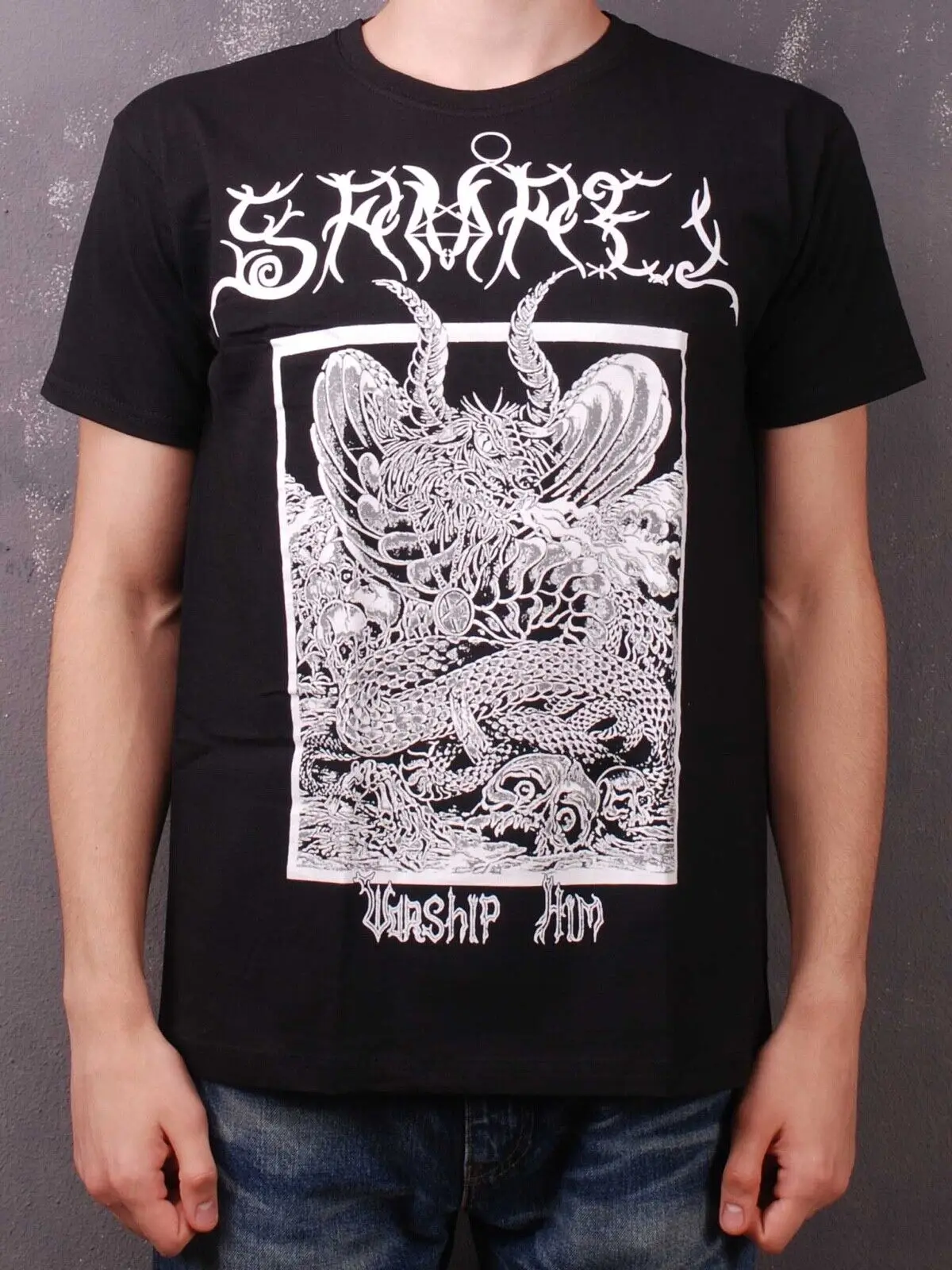 Samael - Worship Him T-Shirt Black