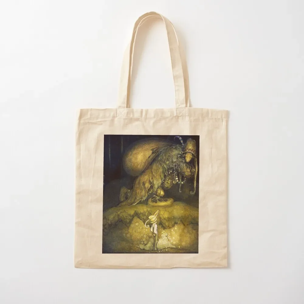 

The Adventure - John Bauer Tote Bag custom canvas bag Canvas shoulder bag Canvas