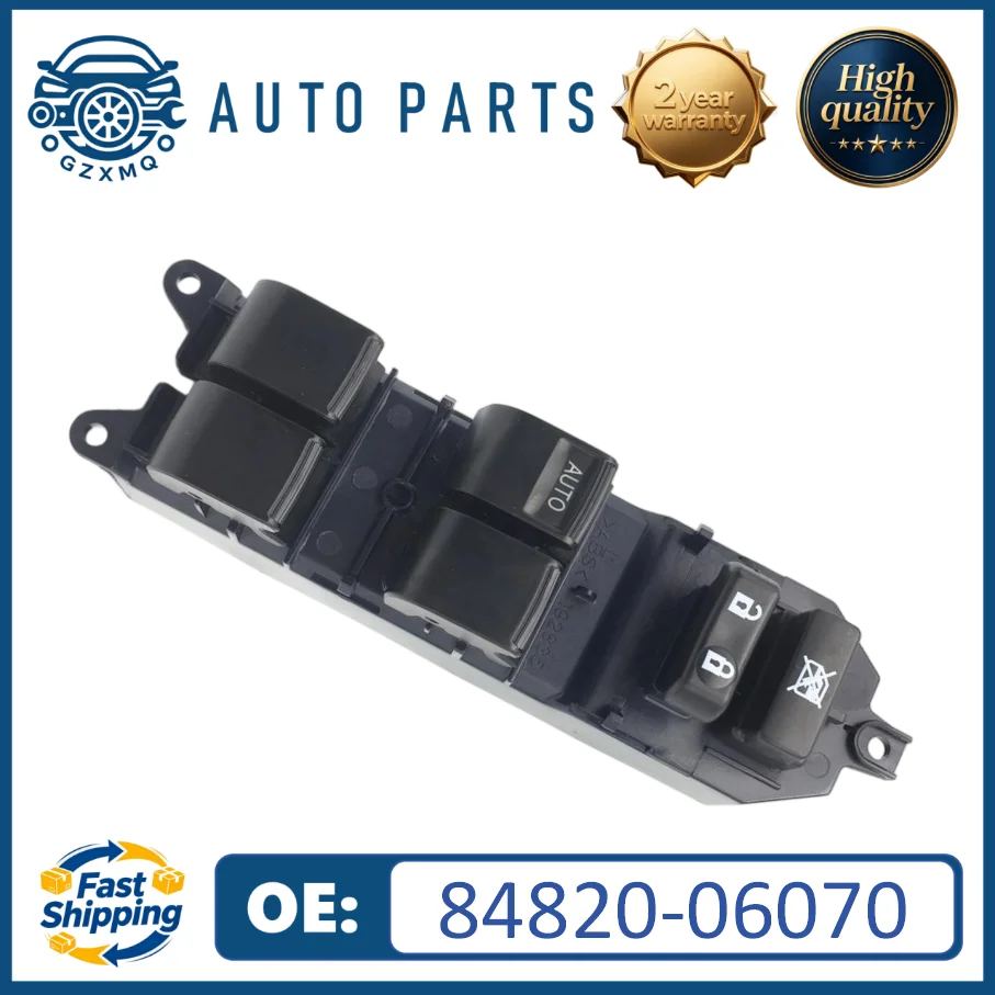 84820-06070 Electric Power Window Switch for Toyota Camry LE SE Tacoma Yaris #84820-02190