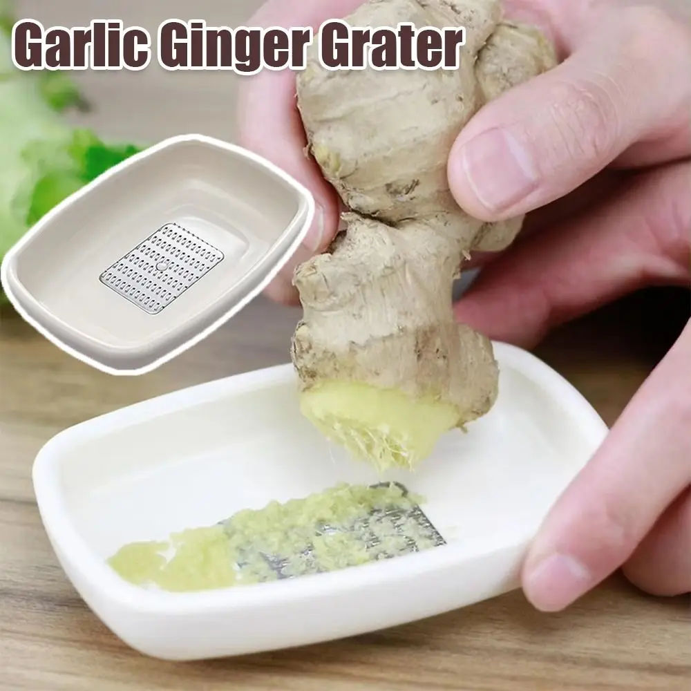 Durable Manual Garlic Ginger Grater Convenient Easy to Clean Garlic Masher Japanese Style Garlic Crusher Kitchen Tool