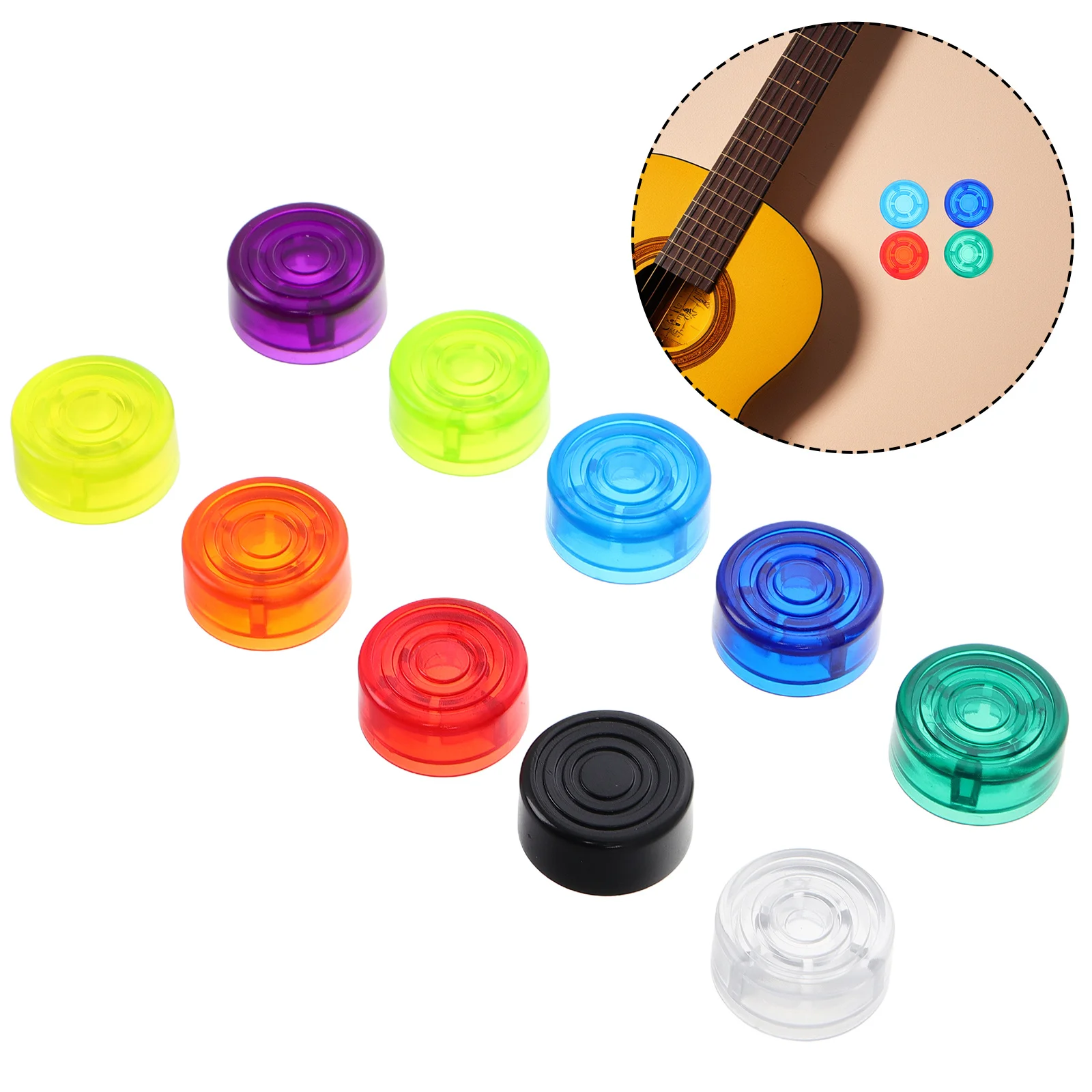 

20 Pcs Electric Guitar Effector Parts Accessories Button Cover Effects Footswitch Toppers Caps Plastic Colorful Protection