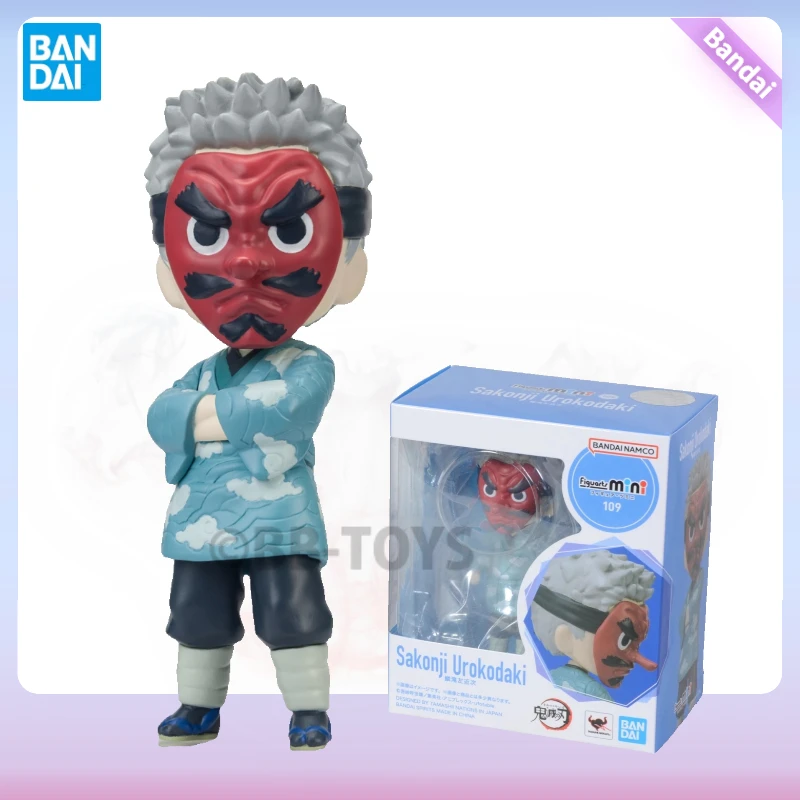 Bandai Originele Urokodaki Sakonji Action Figuarts mini Demon Slayer Anime Figuur Speelgoed Voor Kinderen Gift Collectible Model Ornamenten