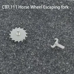 Watch Accessories Original ETA C07.111 Movement Plastic Horse Wheel  Escaping  fork Ma Cha