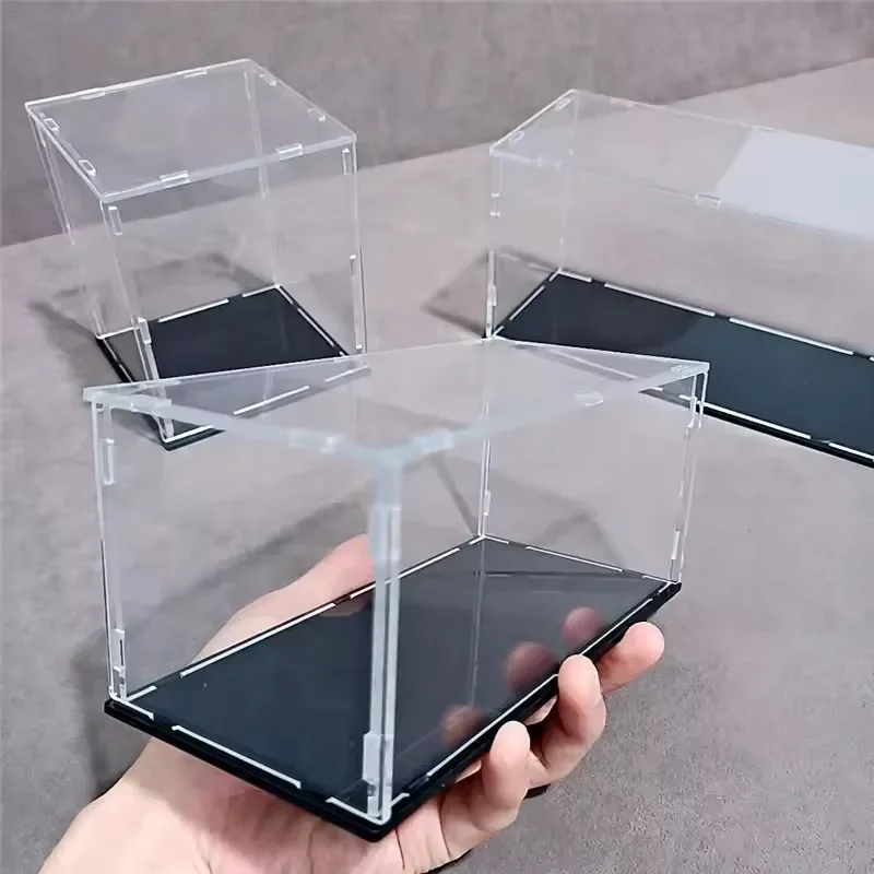 

Custom Acrylic Display Box Handmade Doll Model Blind Box Toy Transparent Storage Box Display Stand Free Custom Size