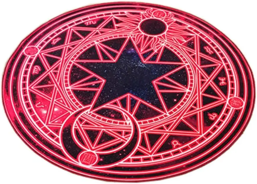 Large Round Astrology Zodiac Constellation Celestial Cosmic Boho Mat Entrance Doormat Spiritual Tarot Guide Home Decor Rug Gift