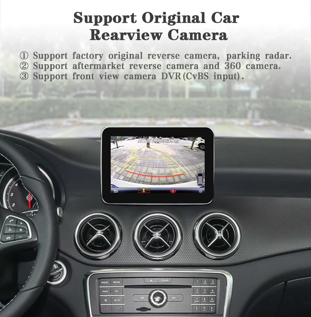 Drahtlose CarPlay Android Auto Modul Für Mercedes Benz GLK W207 W212 W204 SLS W218 NTG4.0 NTG4.5 NTG5.0 BT Spiegel Link Aux Auto D – Detail 7