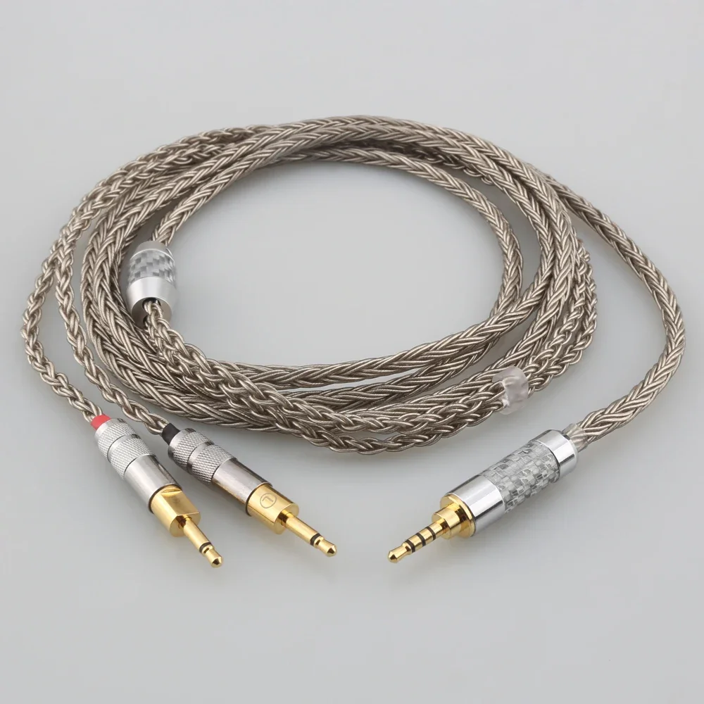 

HiFi Balance 2.5/3.5mm Xlr 4.4 male to Dual 2.5 mm 16 Cores Headphone Earphone Cable For hd 700 sennheiser hd700 nw zx300a