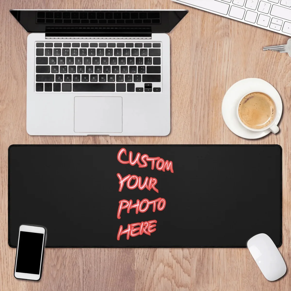 1pc Personalized Custom Mouse Pad, Office Gaming Dual Use, Thickened Rubber Base Anti-Slip, Supports Customization with Picture